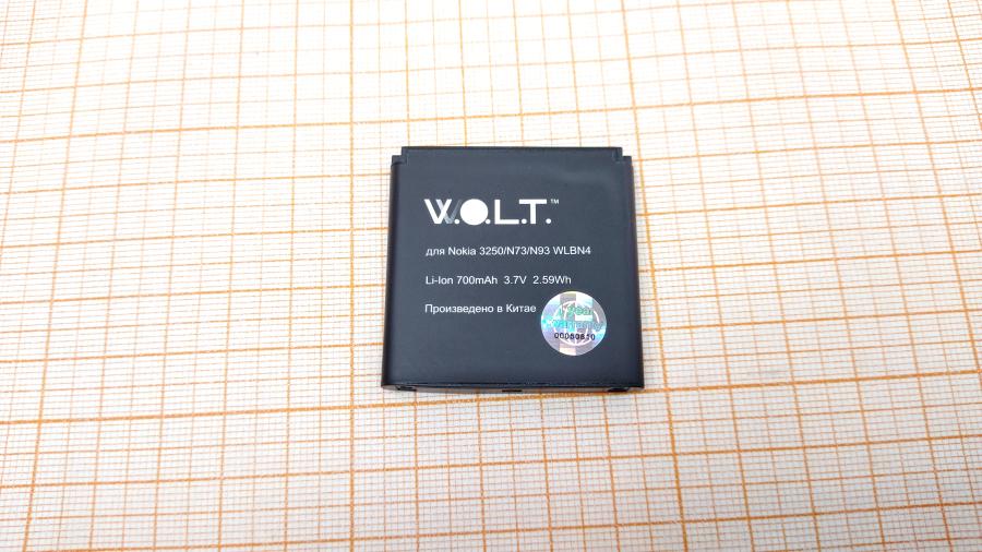 114-529-001 АКБ W.O.L.T. WLBN4 #3