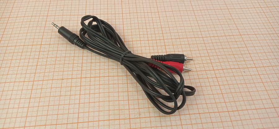 114-573-001 RCA audio cable  2m/Jack 3.5mm-RCA #1