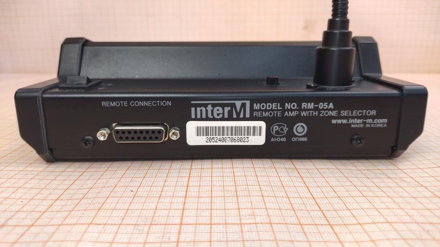 114-647-001 Микрофонная панель INTER-M RM-05 A #10