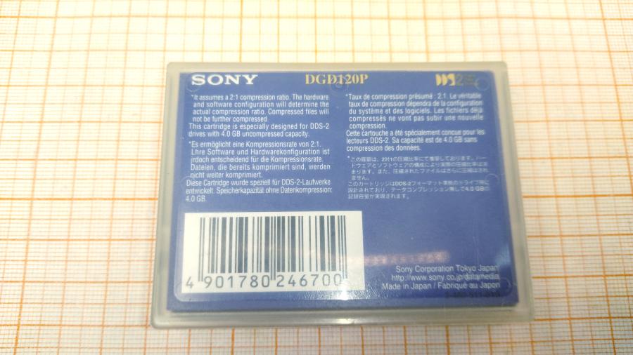 114-668-001 Картридж стримерный SONY DGD120P #3
