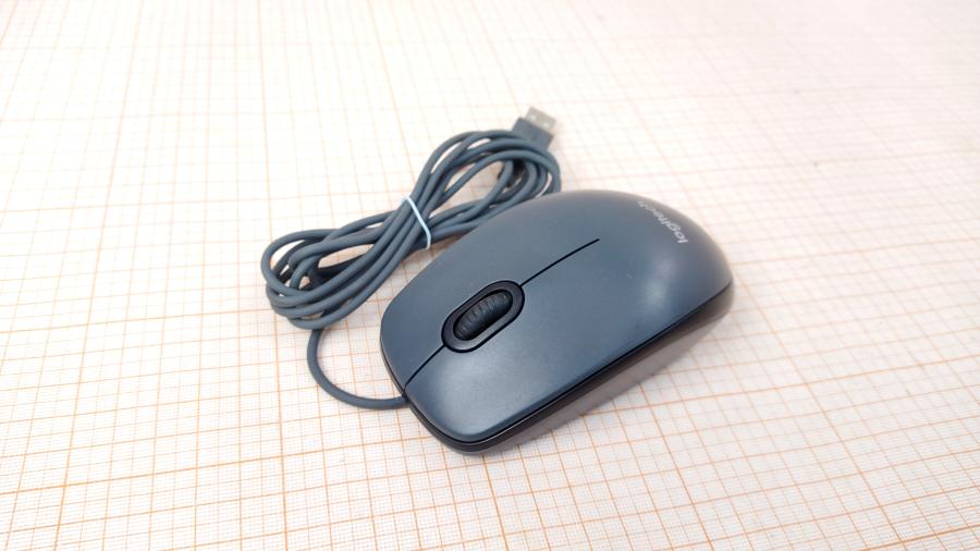 114-706-001 Мышь проводная Logitech M90 #1