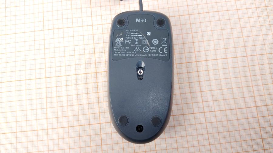 114-706-001 Мышь проводная Logitech M90 #3