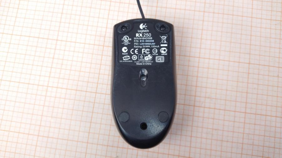 114-708-001 Мышь проводная Logitech RX250 #3
