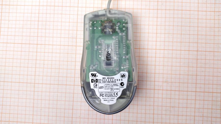 114-717-001 Мышь проводная HP MO42KO #3