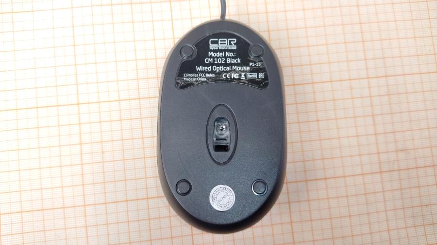 114-725-001 Мышь проводная CBR Optical Mouse CM102 #3