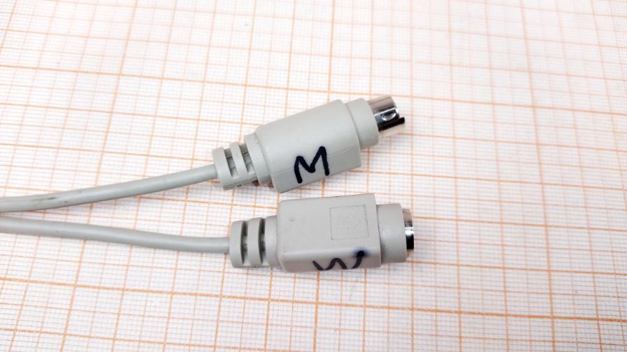 114-739-001 Кабель интерфейсный  PS/2 MD6 (M) - MD6 (F) 1.8M #3