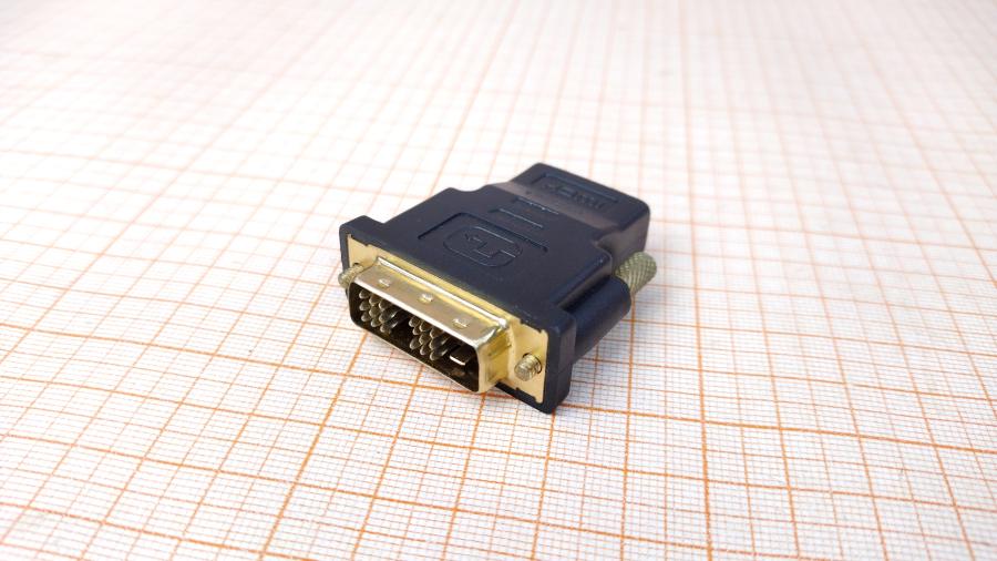 114-762-001 Переходник DVI-HDMI  HDMI (F) - DVI-D Single link (M) #1