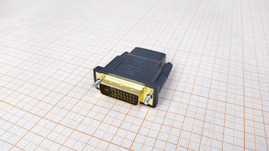 114-763-001 Переходник DVI-HDMI  HDMI (F) - DVI-D Dual link (M) #1