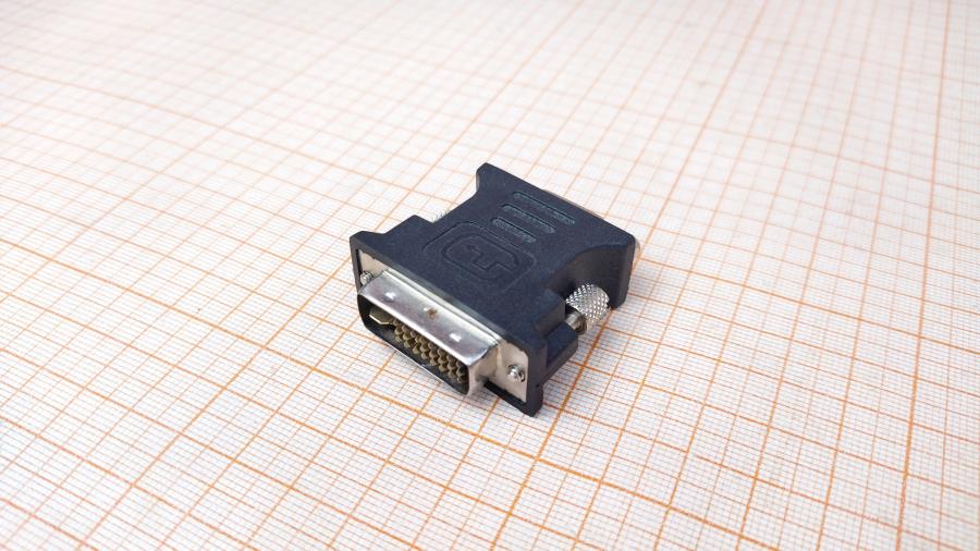 114-766-001 Переходник DVI - VGA  VGA (F) - DVI-I Dual link (M) #1