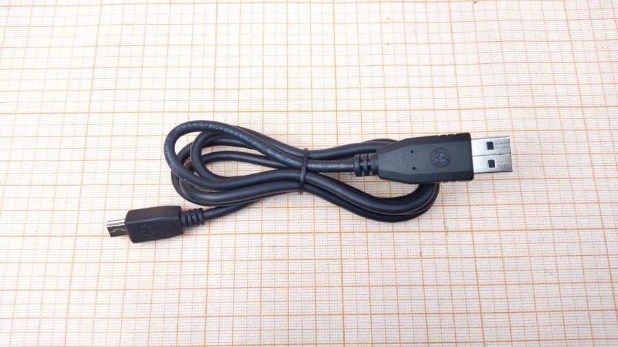 114-773-001 Кабель mini-usb Motorola USB A (M) - Mini-USB (M) 1m #1
