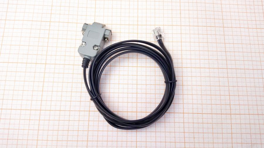 114-776-001 Кабель интерфейсный  RS-232 DB9 (F) - RJ12 (6P6C) #1