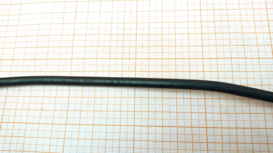 193-266-001 Кабель питания CEE7/7 WELL SHIN CEE7/7 - IEC-C13 3G×1.0мм² 2.5M blk #6