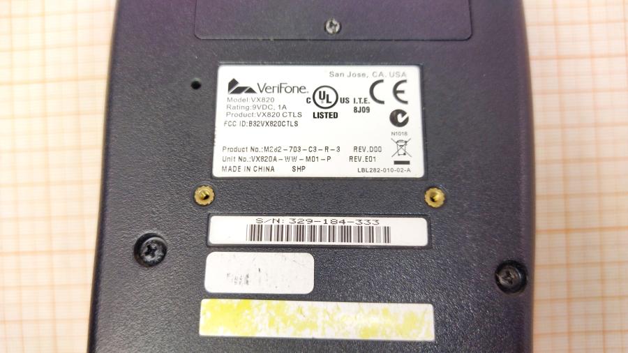 114-790-002 Платежный терминал VERIFONE VX820 #10