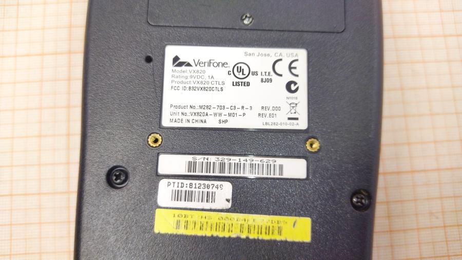 114-790-004 Платежный терминал VERIFONE VX820 #9