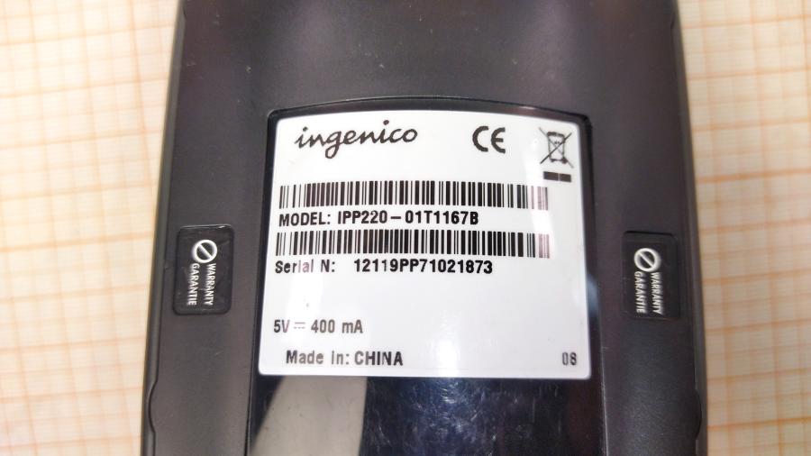 114-791-001 Пин пад INGENICO iPP220 #8