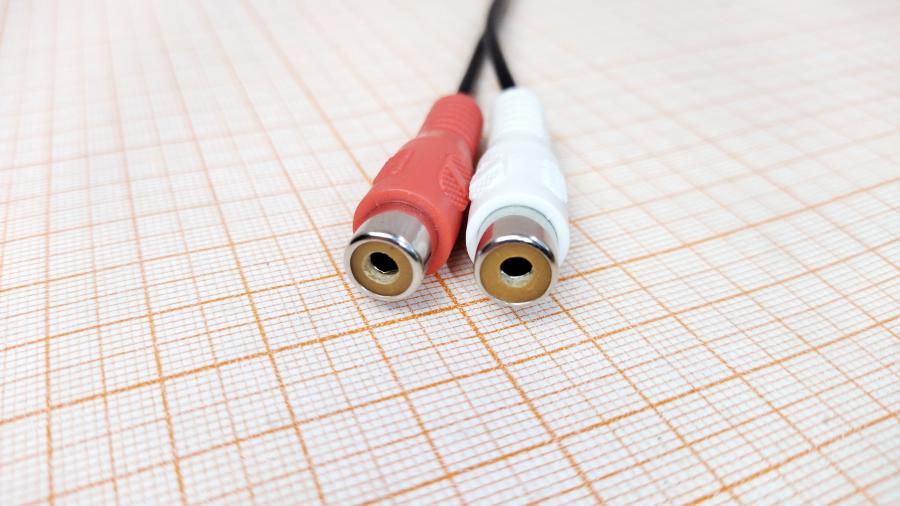 114-803-001 RCA audio cable  MiniJack 3.5 (M) - 2xRCA (F) 0.15M #2