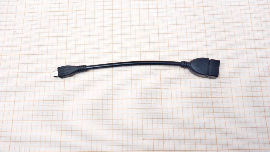 114-808-001 Кабель micro-USB  USB A (F) - Micro-USB (M) 0.15m #1