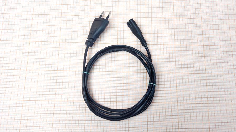 114-821-001 Кабель питания CEE 7/16   CEE7/16 - IEC-C7 2G×0.5мм² 1.8M #1