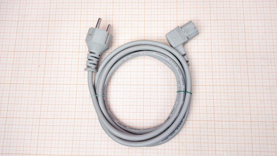 193-268-001 Кабель питания CEE7/7   CEE7/7 - IEC-C13 Угловой 3G×1.0мм² 2.3M #1