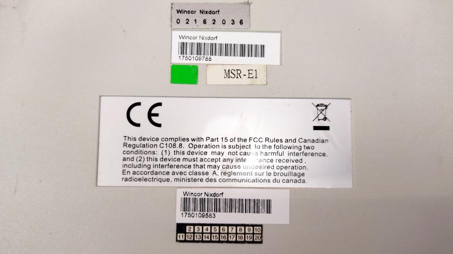 040-062-001 POS-клавиатура для POS-системного блока WINCOR NIXDORF MSR-E1 #6