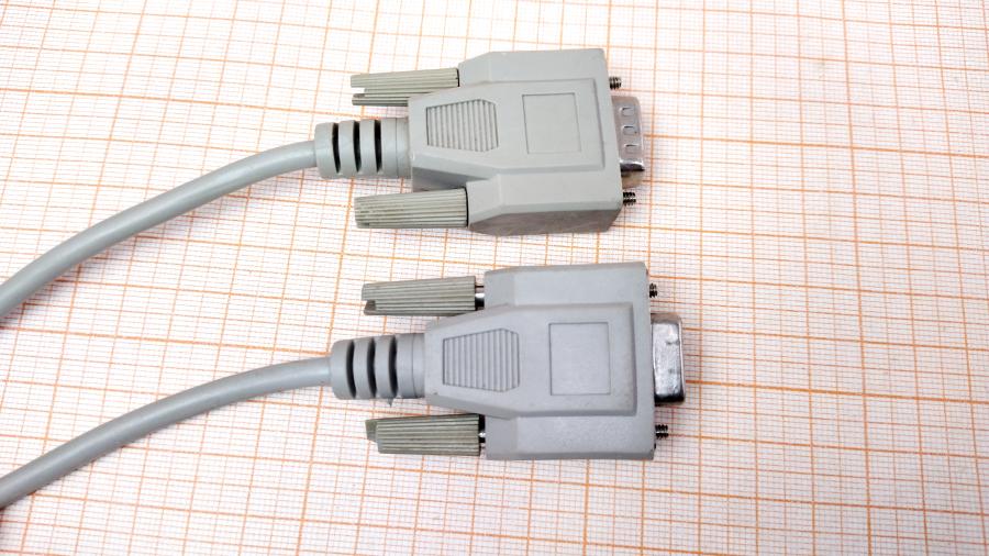 114-861-001 Кабель интерфейсный  COM DB9(M) - COM DB9(F) 1.5M #2