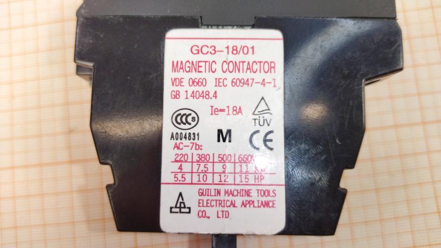 092-004-001 Контакторы  GC3-18/01 #7
