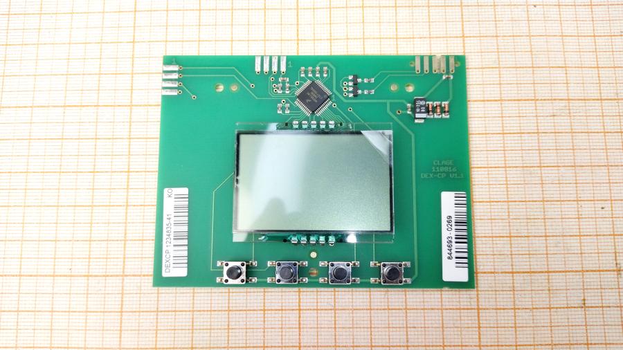 092-014-001 Плата индикации CLAGE 110016 DEX-CP V1.1 #1