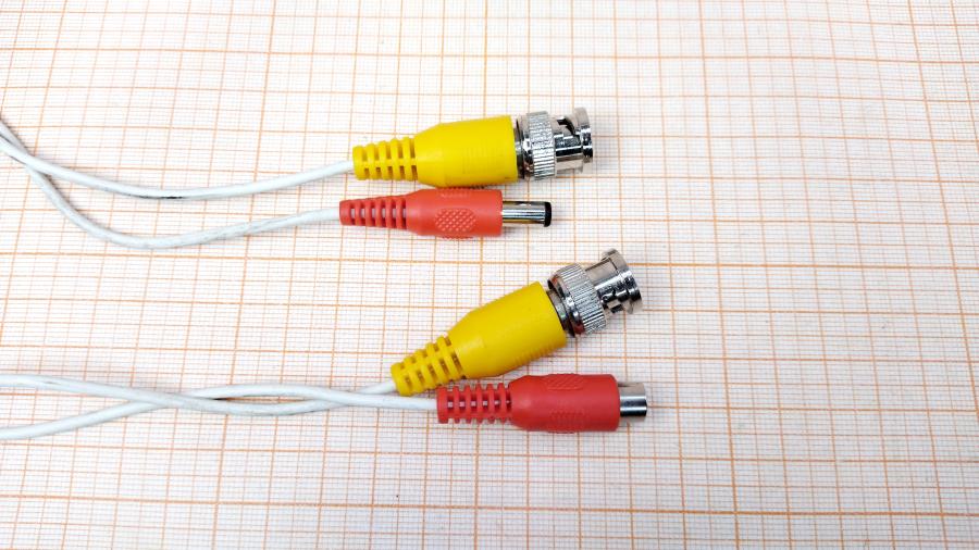 114-906-001 Кабель интерфейсный  BNC(M)+5.5x2.5(M) - BNC(M)+5.5x2.5(F) 17.5M #2