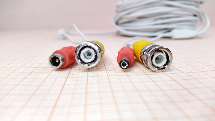 114-906-001 Кабель интерфейсный  BNC(M)+5.5x2.5(M) - BNC(M)+5.5x2.5(F) 17.5M #3