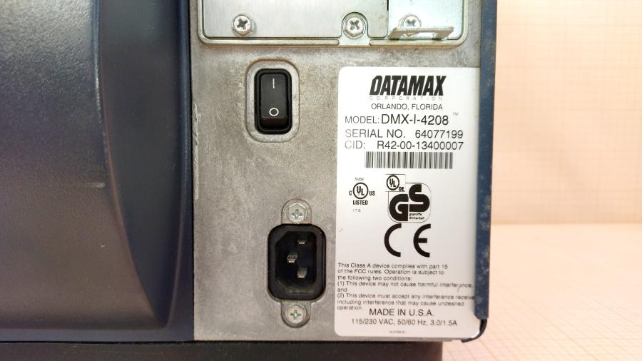 072-015-001 Термопринтер Datamax DMX-I-4208 #16