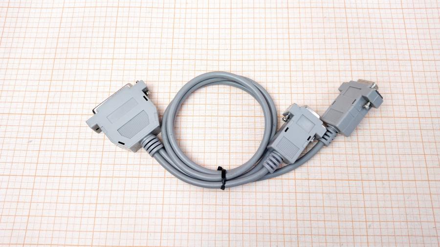 114-934-001 Кабель интерфейсный  DB25(F) + COM DB9(F) - COM DB9(M) 1M #1