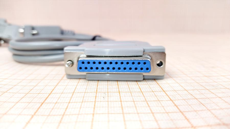 114-934-001 Кабель интерфейсный  DB25(F) + COM DB9(F) - COM DB9(M) 1M #2