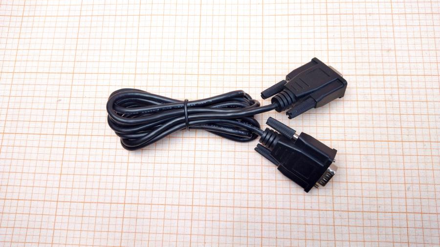 114-936-001 Кабель интерфейсный  COM DB9(M) - COM DB9(F) 1.9M #1