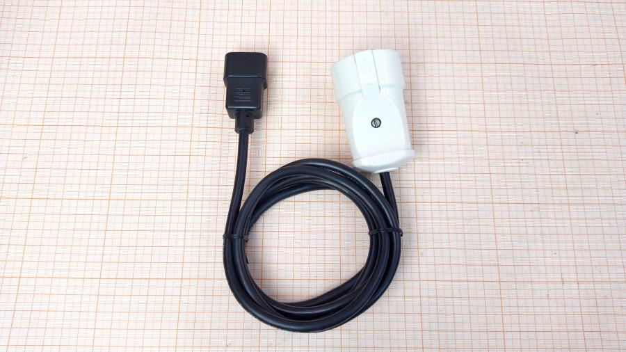 114-953-001 Кабели питания CEE7/7  CEE7/3 - IEC-C14 3G×0.75мм² 1.8M #1