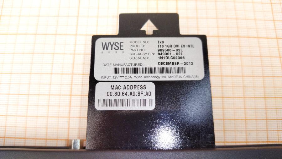 088-735-005 Тонкий клиент WYSE Tx0 909566-02L #11