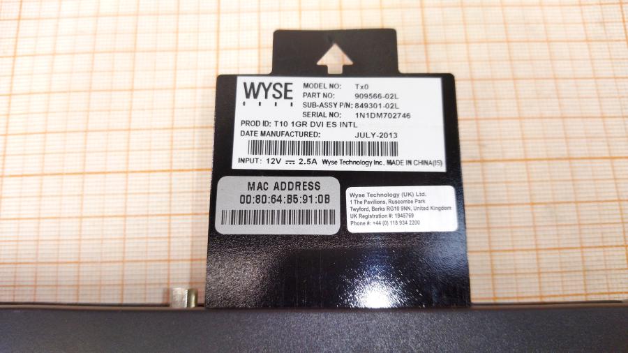 088-735-006 Тонкий клиент WYSE Tx0 909566-02L #11