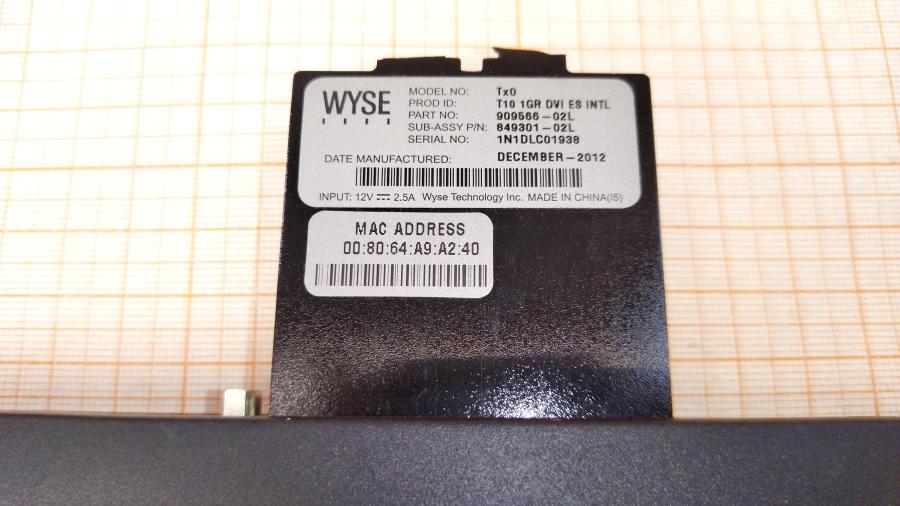 088-735-007 Тонкий клиент WYSE Tx0 909566-02L #11