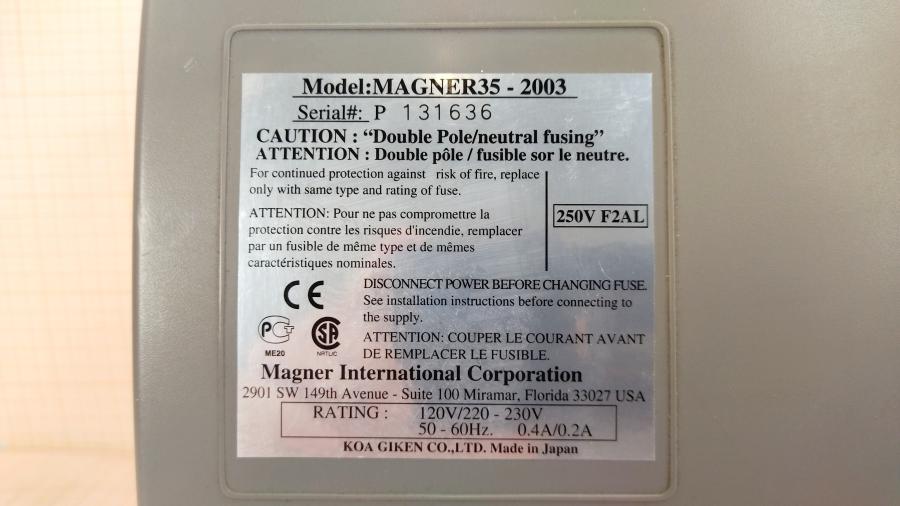 077-001-011 Счетчик купюр MAGNER 35-2003 #12