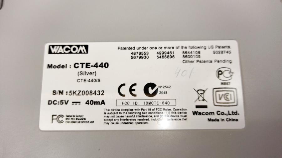157-050-001 Графический планшет WACOM CTE-440/S #7