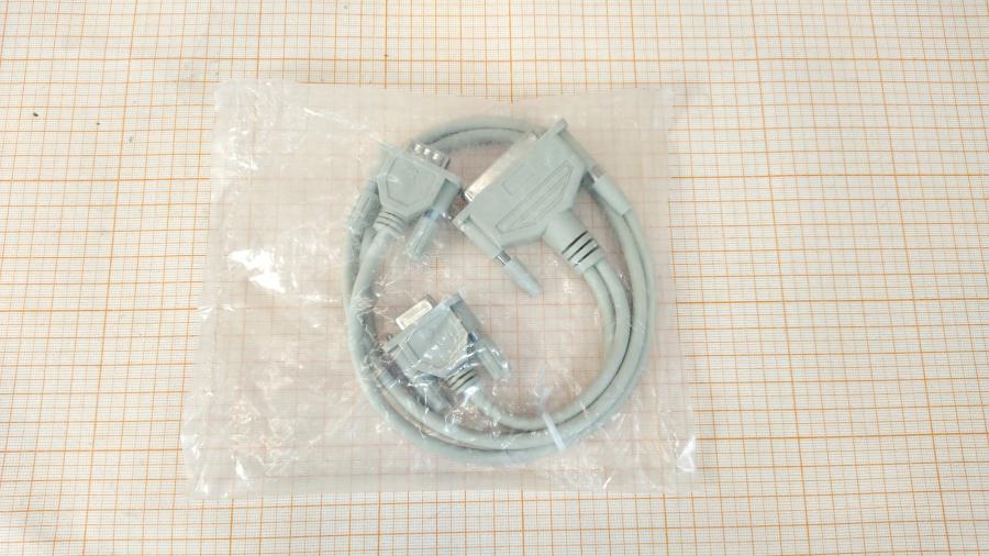 114-934-002 Кабель интерфейсный  DB25(F) + COM DB9(F) - COM DB9(M) 1M #1