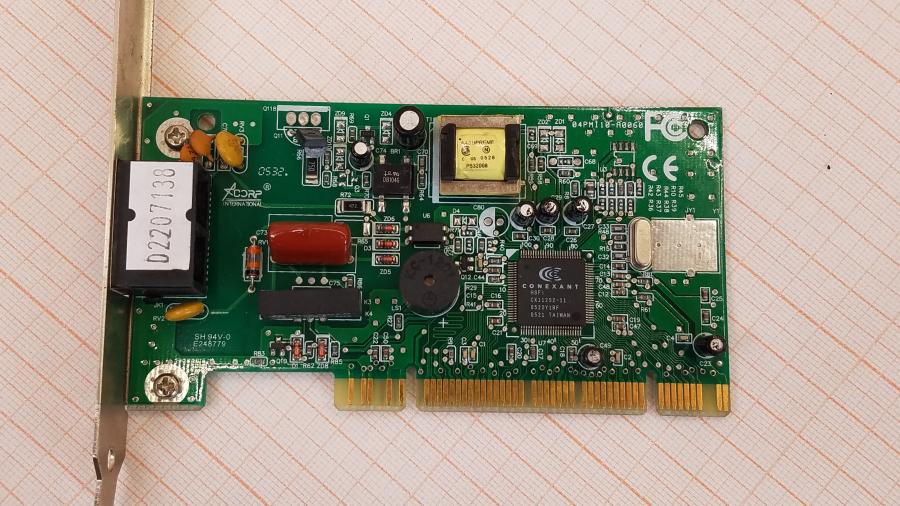 165-1002-001 Сетевая карта ACORP Sprinter@56K Soft M-1021-2006 #4