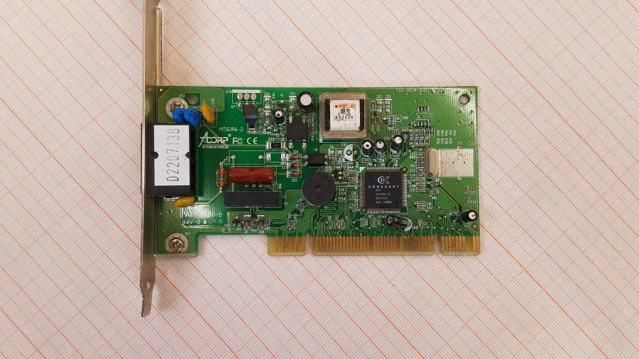 165-1003-001 Сетевая карта ACORP Sprinter@56K Soft MD3-1021-2022 #4