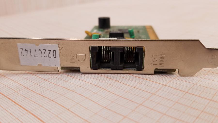 165-1004-001 Сетевая карта Genius GM56PCI-LA #2