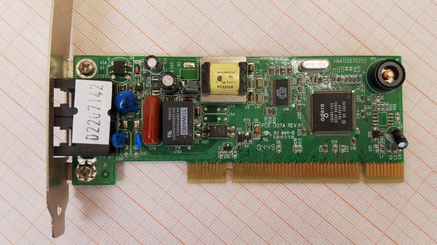 165-1004-002 Сетевая карта Genius GM56PCI-LA #4