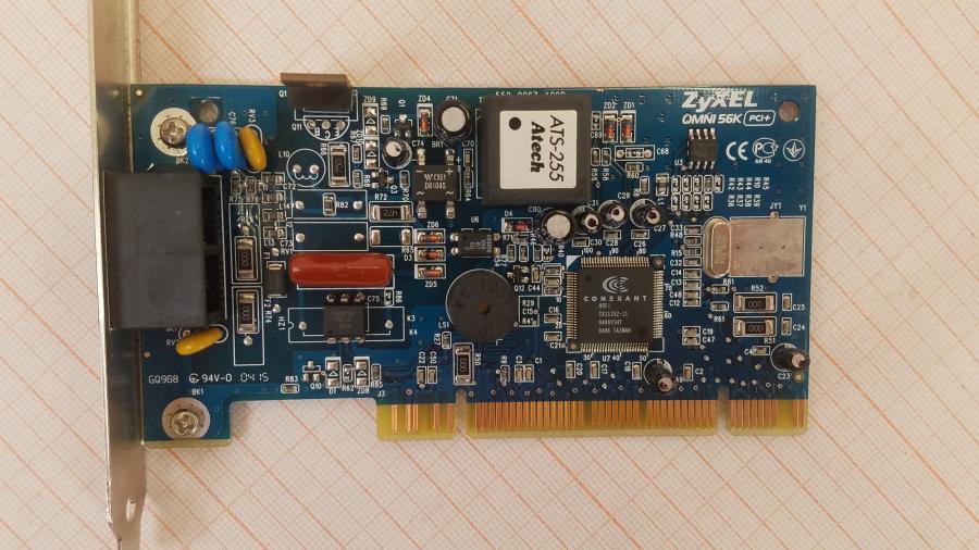 165-1006-001 Сетевая карта ZyXEL OMNI 56K PCI Plus MD3-2400-1005 #4