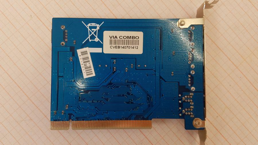 157-051-001 Контроллер PCI USB VIA COMBO DH302 EC-CV0712B6 #5