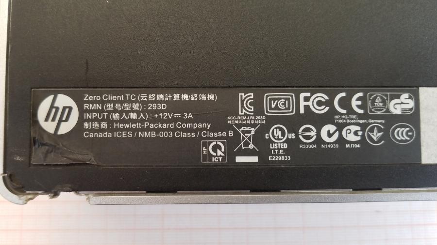 019-001-002 Тонкий клиент HP t310 Zero Client (C3G80AA) #8