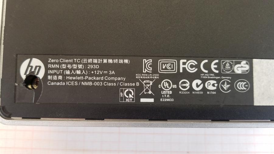 019-001-003 Тонкий клиент HP t310 Zero Client (C3G80AA) #8