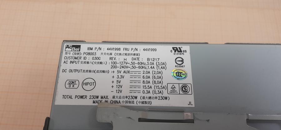 079-010-011 Системный блок POS IBM SurePOS 300 4810-340 #15