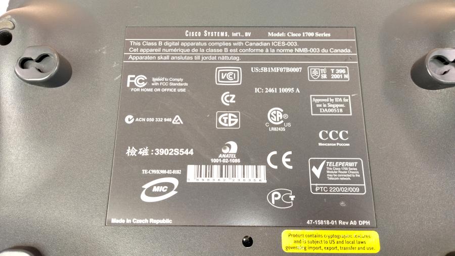 098-020-001 Маршрутизатор CISCO 1721 #12